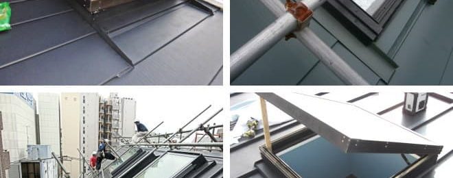 横浜屋根工事comの屋根トップライト（天窓）雨漏り防止工事
